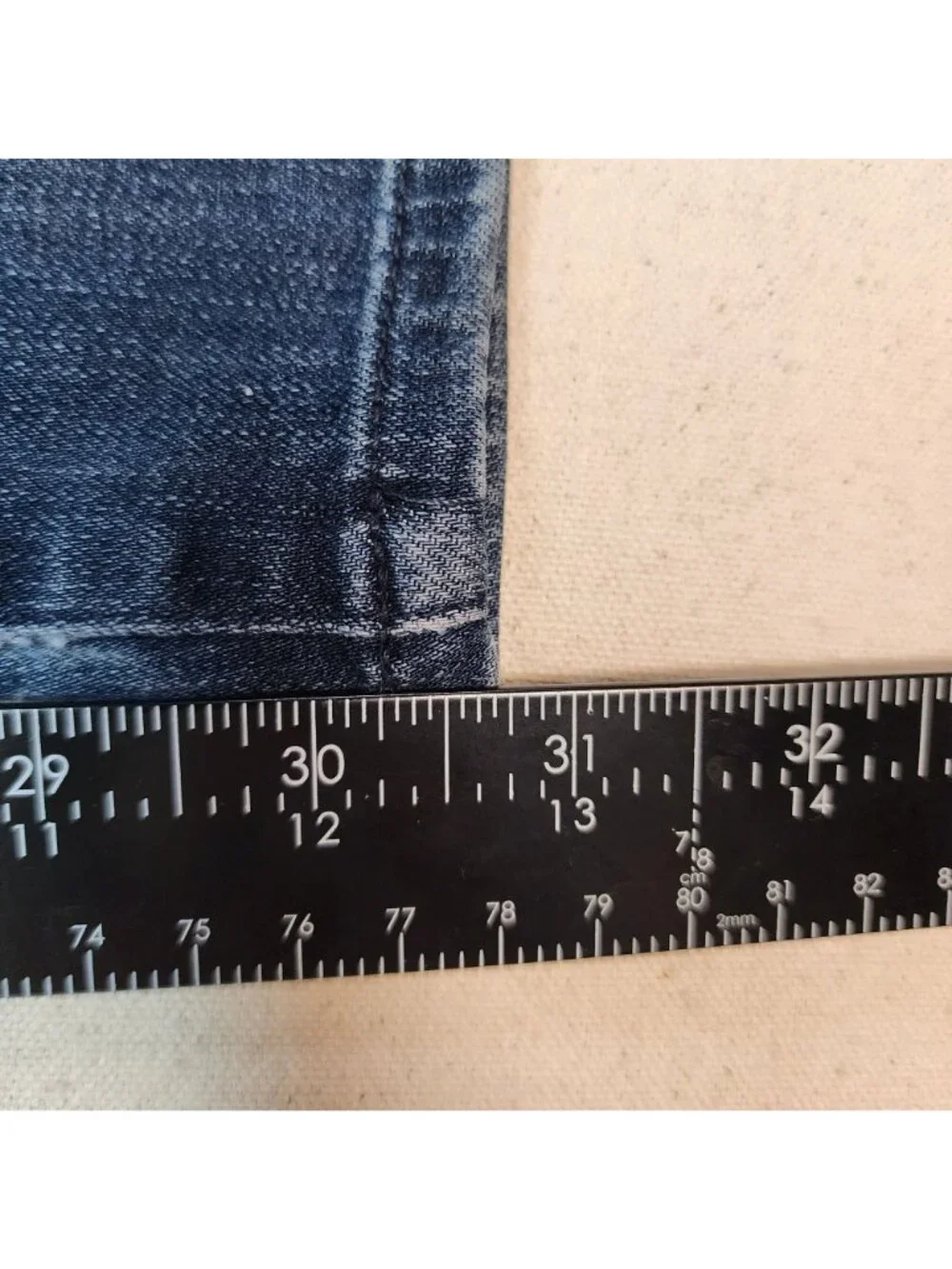 Citizens of Humanity Mens Adler Slim Straight Mid Rise Taper Blue Jeans Sz 30/31